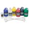 Blick Student Tempera Paints - Set of 6, Pump Kit, Basic Colors, Half Gallon